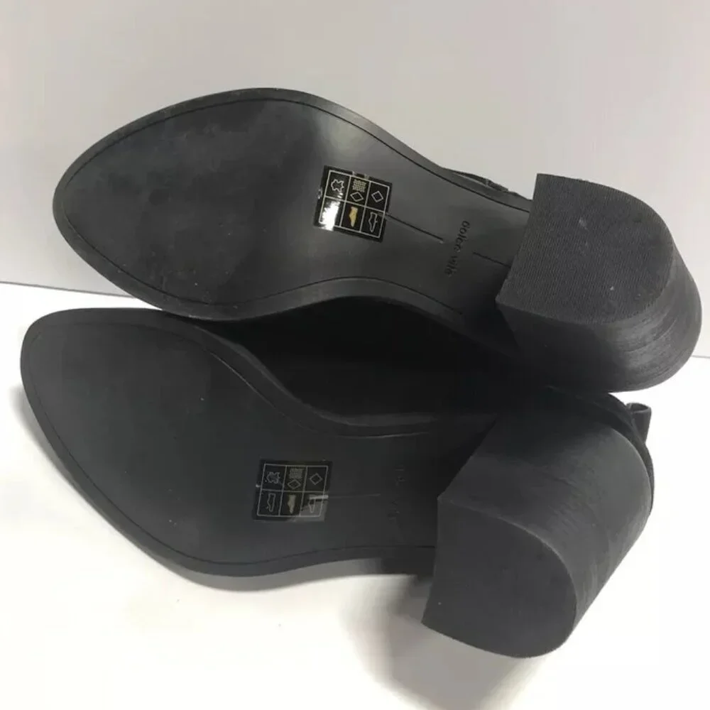 Dolce Vita Women’s Sarla, Black Suede Ankle Booties, Size 10M.